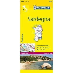 Image of Sardinia - Michelin Local Map 366 Map 2008 Sheet map
