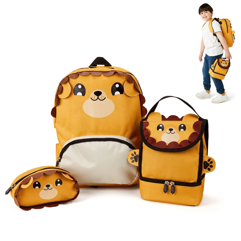 Image of Zappi Baby Animal Lion Backpack Back Packs One Size Yellow 73505213000