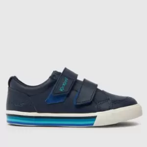 Image of Kickers Navy Tovni Boys Toddler Trainers