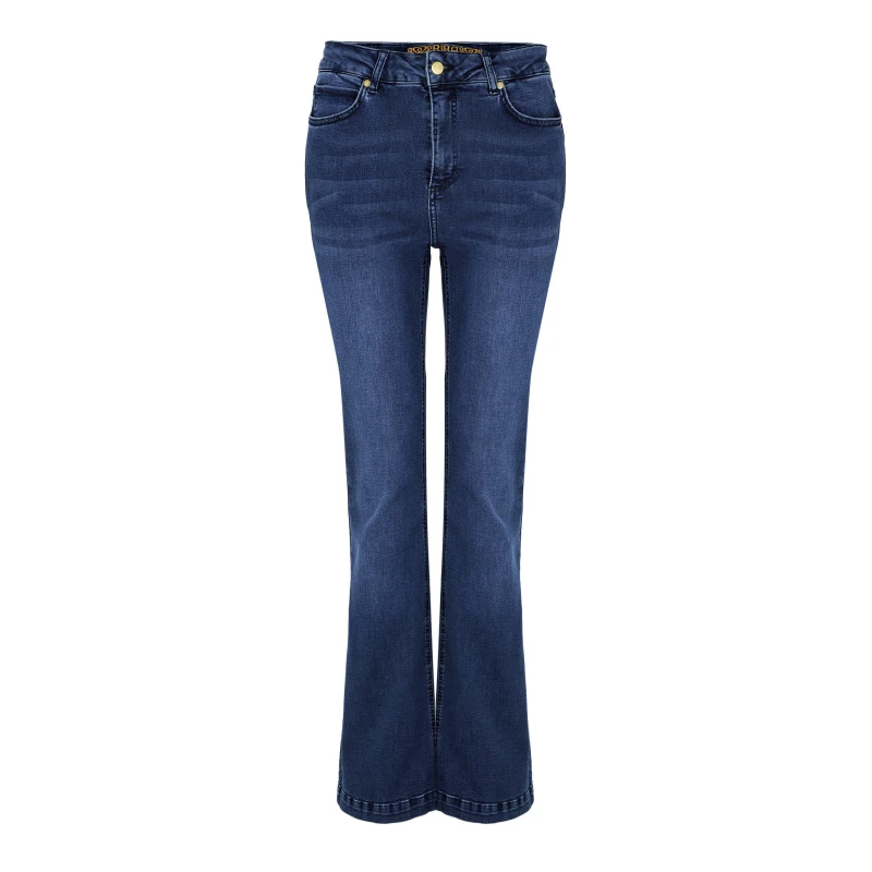 Image of Biba Dolly Flare Jeans Mid Blue female 8 R