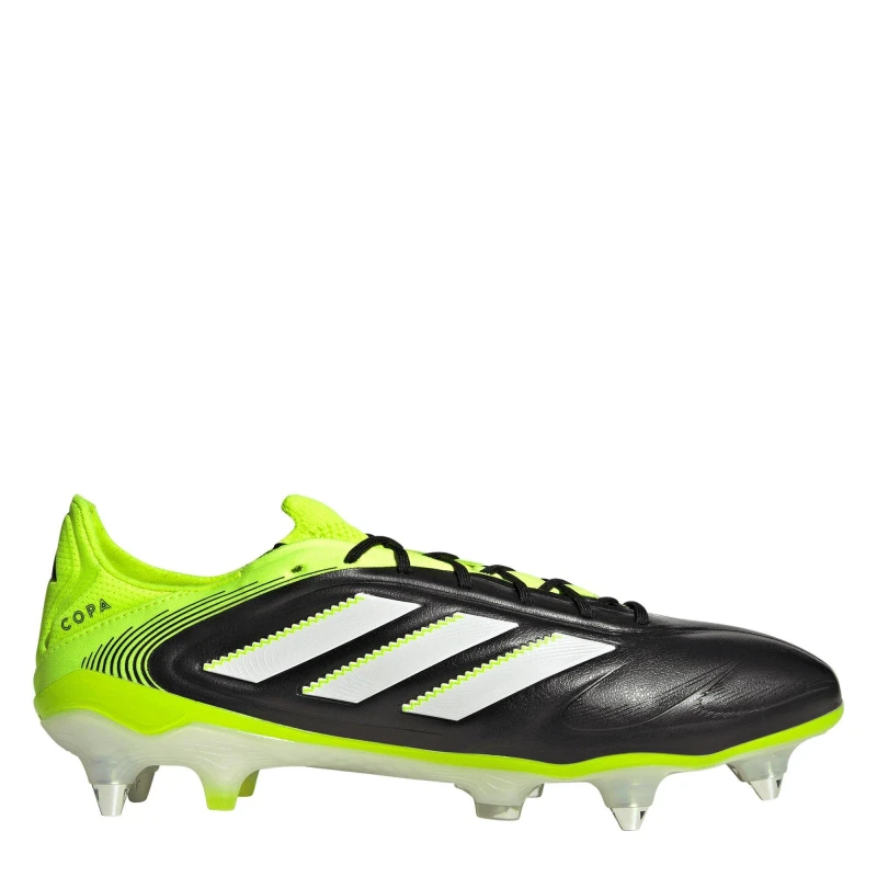 Image of adidas Copa Pure 3 Elite Adults Soft Ground Football Boots Black/Lemon male 6 (39.3)