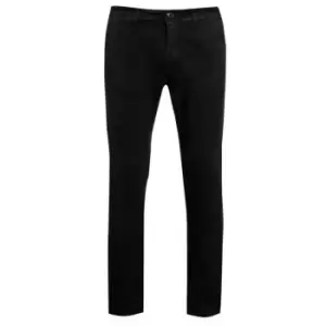 Image of SOLS Mens Jules Chino Trousers (32) (Black)