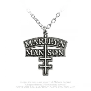 Image of Marilyn Manson - T Cross Pendant
