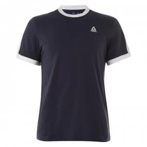 Image of Reebok Ringer Graphic T Shirt Mens - Heritage Navy