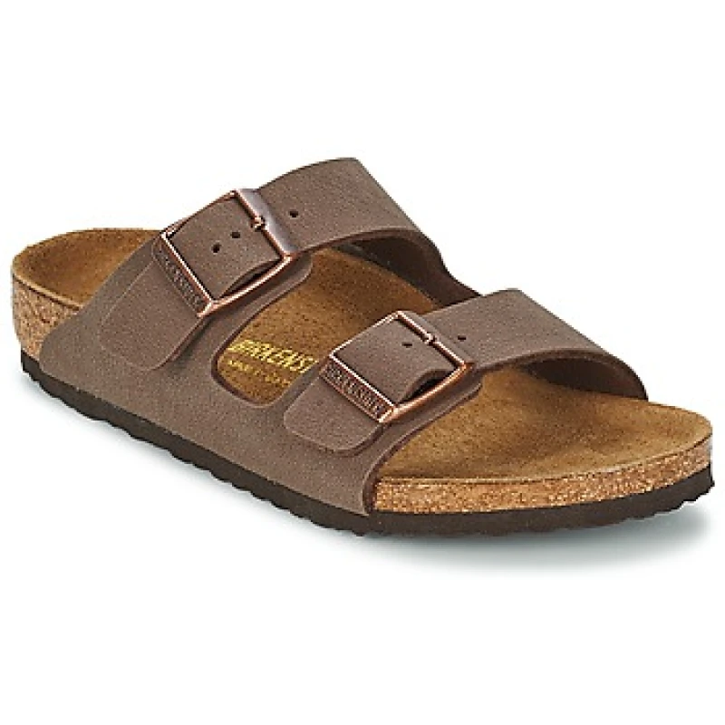 Image of Birkenstock Kids Arizona Kids Double Strap Mules Dark Brown Baby 26 (8.5)