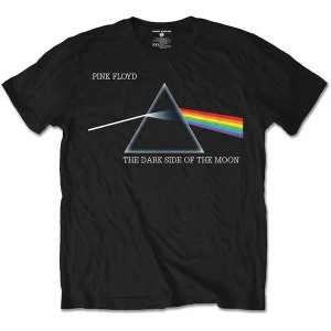 Image of Pink Floyd - Dark Side of the Moon Courier Kids 5 - 6 Years T-Shirt - Black