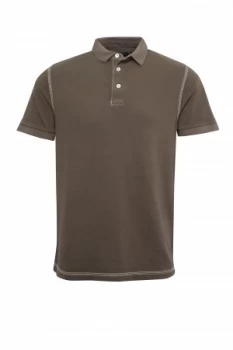 Image of Mens French Connection Triple Stitch Polo Shirt Seaweed Green