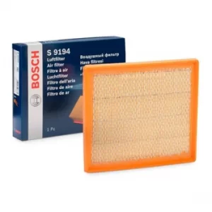 Image of Bosch Air Filter CHRYSLER,LANCIA,DODGE 1 987 429 194 04593880AA,04809782AA,04861480AA Engine Filter 04891713AA,04891791AA,04891926AA,4593880AA