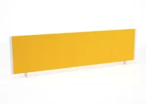 Image of Impulse/Evolve Plus Bench Screen 1600 Bespoke Senna Yellow White Frame