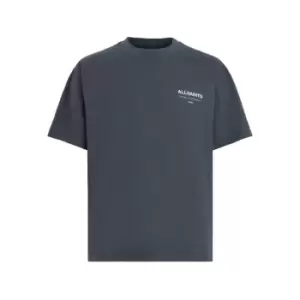 Image of AllSaints Underground T Shirt - Blue