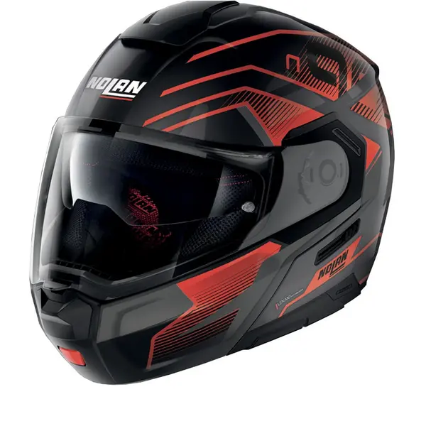 Image of Nolan N90-3 Comeback 44 Metal Black ECE 22.06 Modular Helmet Size M