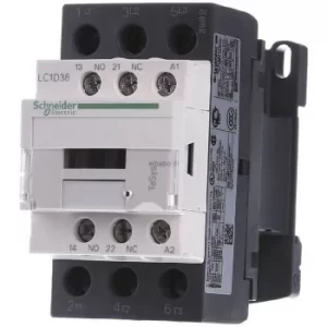 Image of LC1D38P7, Contactor 38A 230V50/60HZ