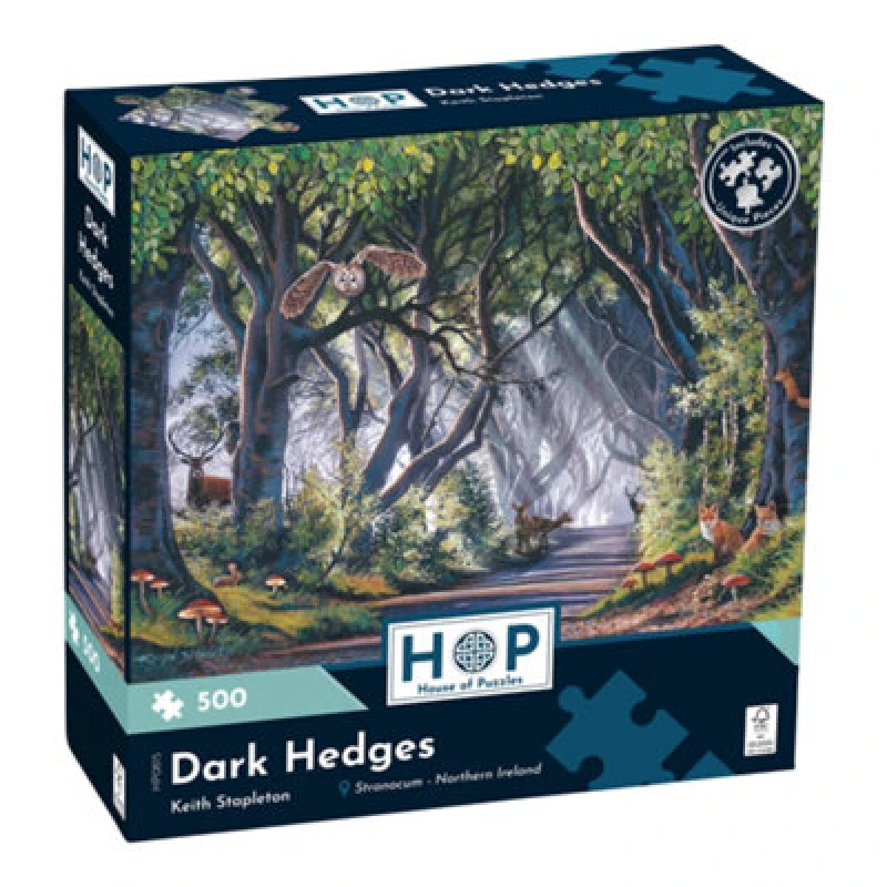 Image of The House of Puzzles Dark Hedges 500 Piece Jigsaw Puzzle