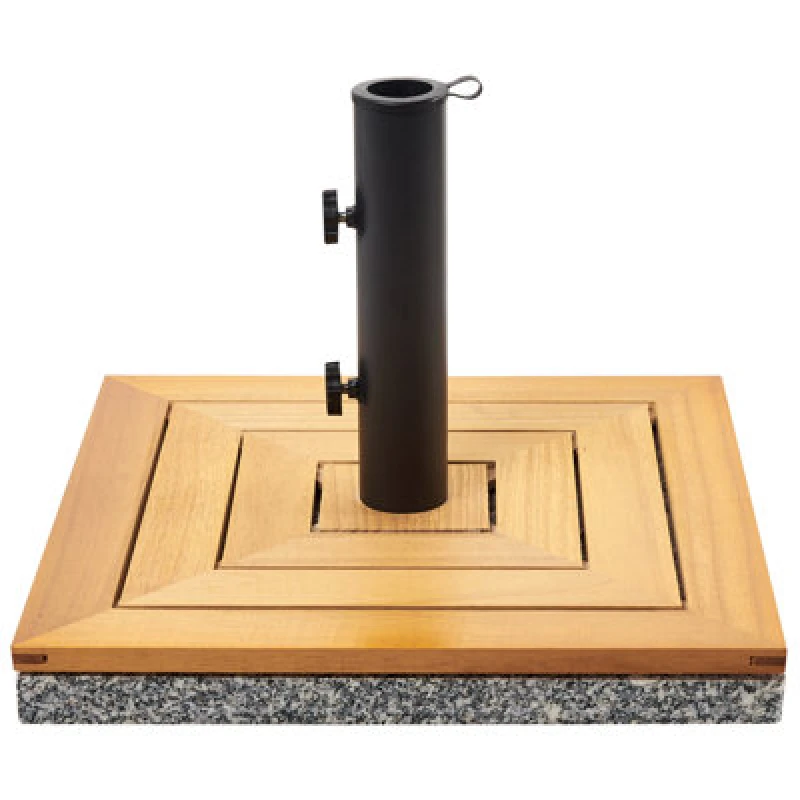 Image of Beliani Parasol Base Ceccano Brown Square 21 Kg