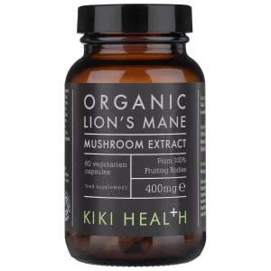 Image of KIKI Health Organic Lions Mane Extract Mushroom (60 Vegicaps)