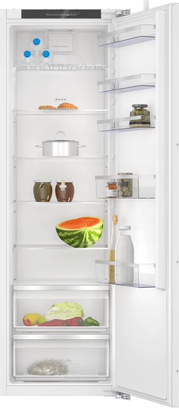 Image of NEFF N50 KI1812FE0G Integrated Upright 177cm Fridge - Fixed Door Hinge Kit - White - E Rated