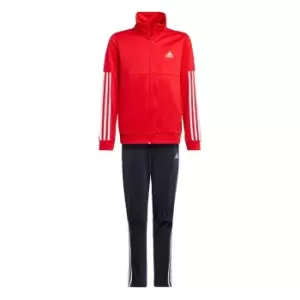 Image of adidas 3-Stripes Team Tracksuit Kids - Red
