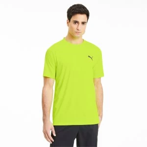 Image of PUMA Power Thermo R+ Mens Training T-Shirt, Yellow Alert, size Medium, Clothing