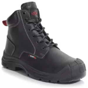 Image of PB58C The Sharp Black Boot S3 CRHeat and Slip Resistant Size 3 - Black - Perf