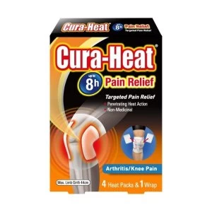 Image of Cura-Heat Arthritis Pain For Knee 4 Pads