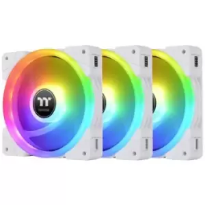 Image of Thermaltake CL-F162-PL14SW-A PC fan White, Transparent, RGB (W x H x D) 140 x 140 x 25mm incl. RGB lighting control