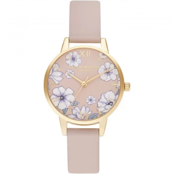 Image of Ladies Olivia Burton Eco Candy Pink & Gold Watch