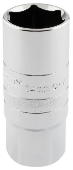 Image of DRAPER 1/2" Sq Dr 14mm Thread 6 Point Spark Plug Socket (21mm Socket) 16780