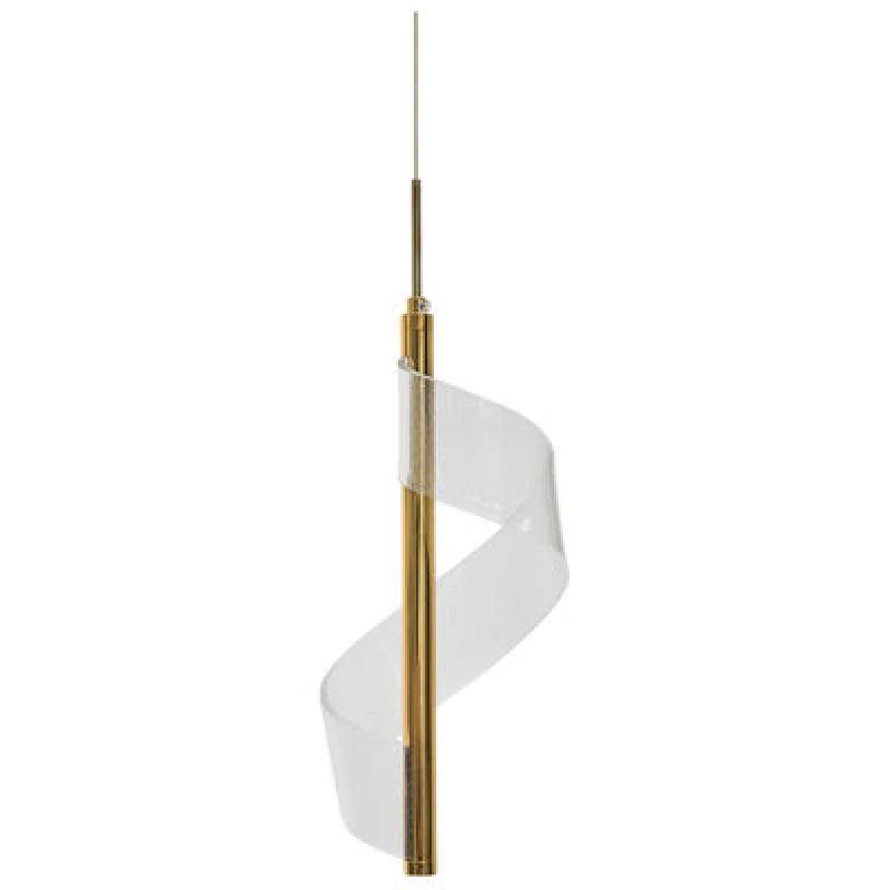 Image of Beliani LED Pendant Lamp Sarela Metal Gold