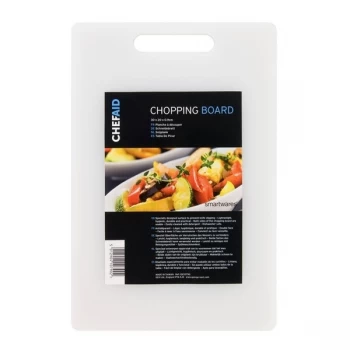 Image of Chef Aid Poly Chopping Board 31 x 18 x 0.9cm