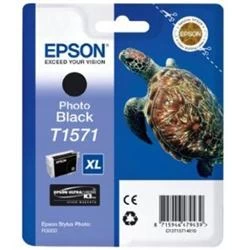 Image of Epson Turtle T1571 Photo Black Ink Cartridge