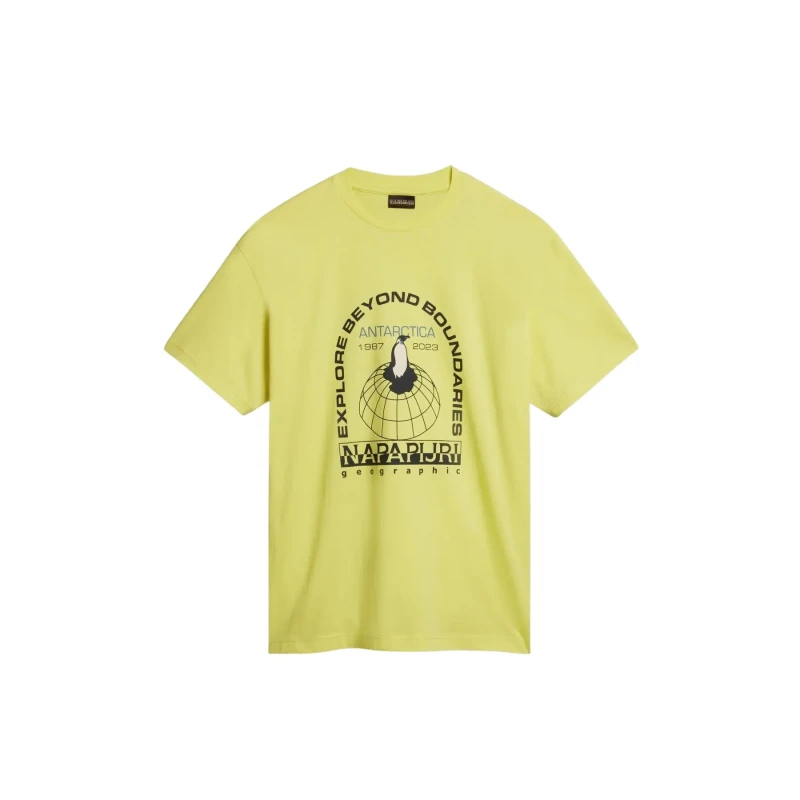 Image of T-Shirt Napapijri Hill Jaune Male M
