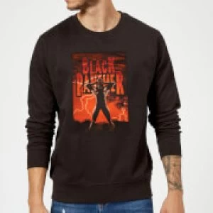 Image of Marvel Universe Wakanda Lightning Sweatshirt - Black - M