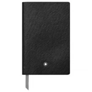 Image of Mont Blanc Fine Stationery 148 Black Lined Notebook