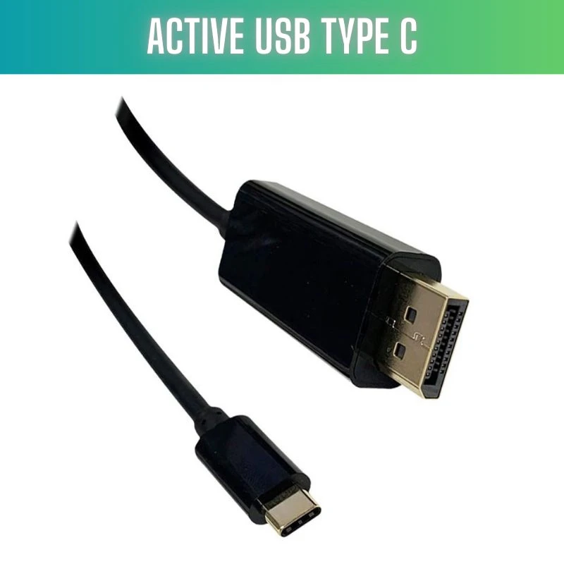 Image of FDL 5M USB TYPE C TO DISPLAYPORT CABLE (M-M) - ACTIVE