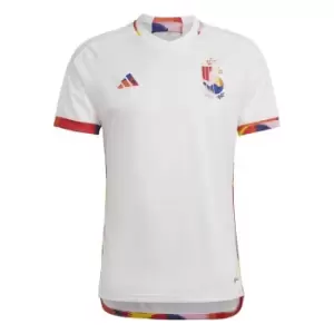 Image of adidas Belgium Away Shirt 2022 2023 Adults - White
