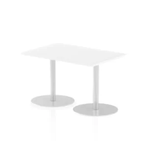 Image of Italia Poseur Table Rectangle 1200/800 Top 725 High White