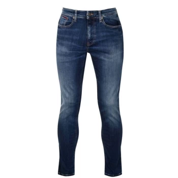 Image of Tommy Jeans Slim Tapered Austin Jeans - Danny Dark Blue