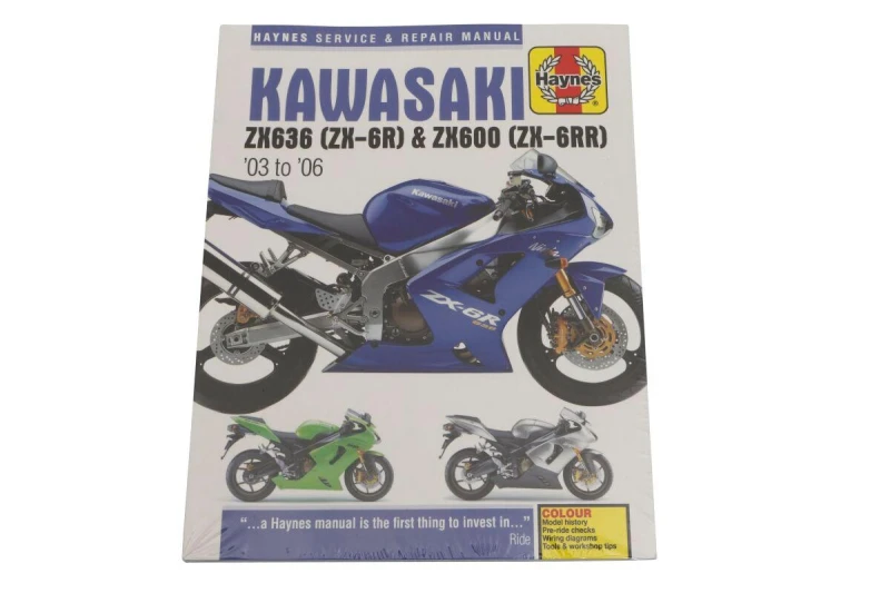 Image of 4742 - Haynes Service Manual For Kawasaki ZX-6 R 636 2003-2006 4742
