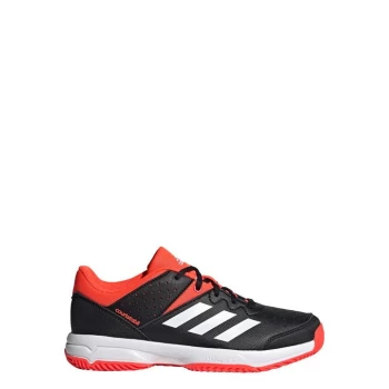Image of adidas Court Stabil Shoes Kids - Core Black / Cloud White / Sol