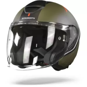 Image of Schuberth M1 Pro Mercury Green Grey 2XL
