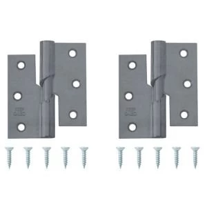 Image of Steel Rising Butt Hinge Pack of 2