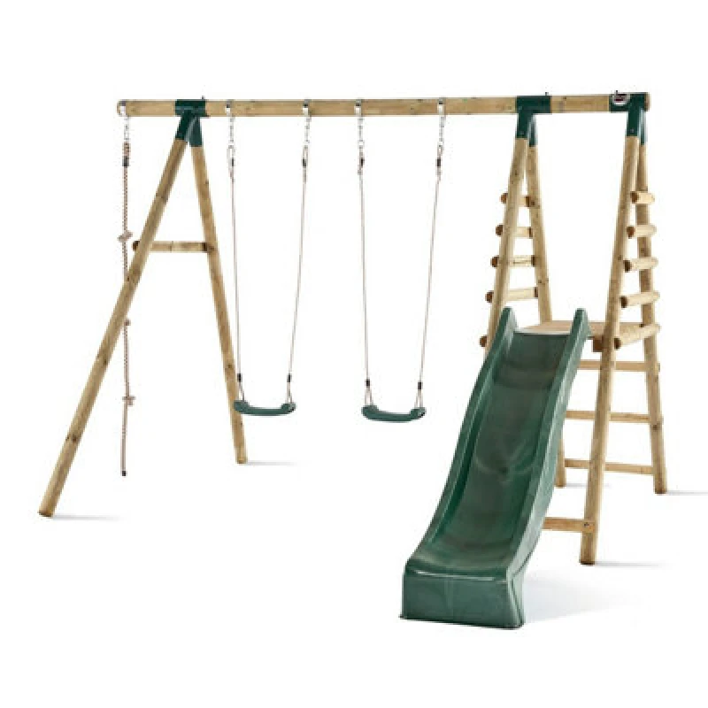 Image of Plum Play Plum Giant Baboon Wooden Swing Set Swing Sets 330 x 400 Beige 88576404000