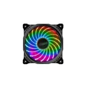 Image of Akasa Vegas X7 12cm RGB Case Fan, Anti-Vibration, Fluid-Dynamic Bearing, Aura Sync Compatible
