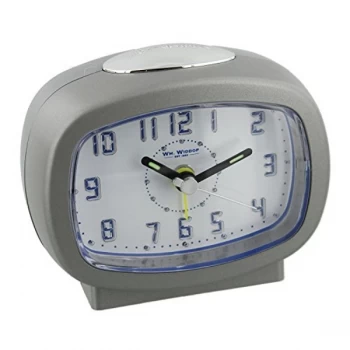 Image of Oblong Alarm Clock - Silver