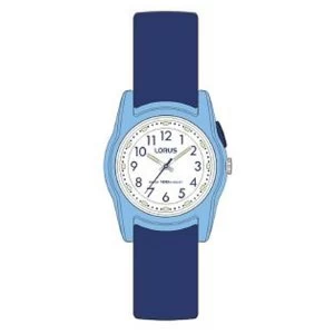 Image of Lorus R2385MX9 Chidrens Analogue Watch - Navy Blue with White Dial