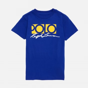 Image of Polo Ralph Lauren Boys' Short Sleeve Logo T-Shirt - Active Royal - 6 Years