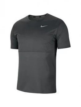 Image of Nike Running Breathe T-Shirt - Dark Grey