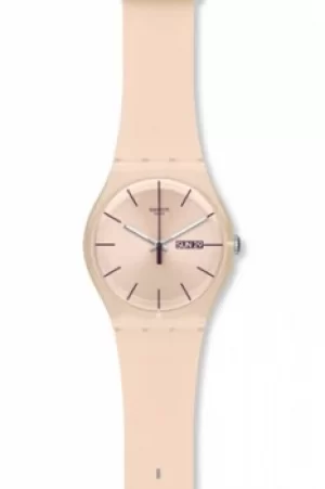 Image of Unisex Swatch Rose Rebel Watch SUOT700