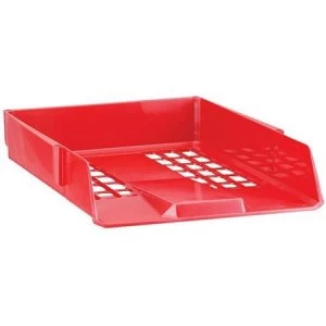 Image of Avery Standard A4/Foolscap Stackable Versatile Letter Tray Red