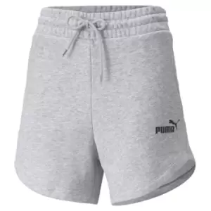 Image of Puma Fleece Jogger Shorts Womens - Grey